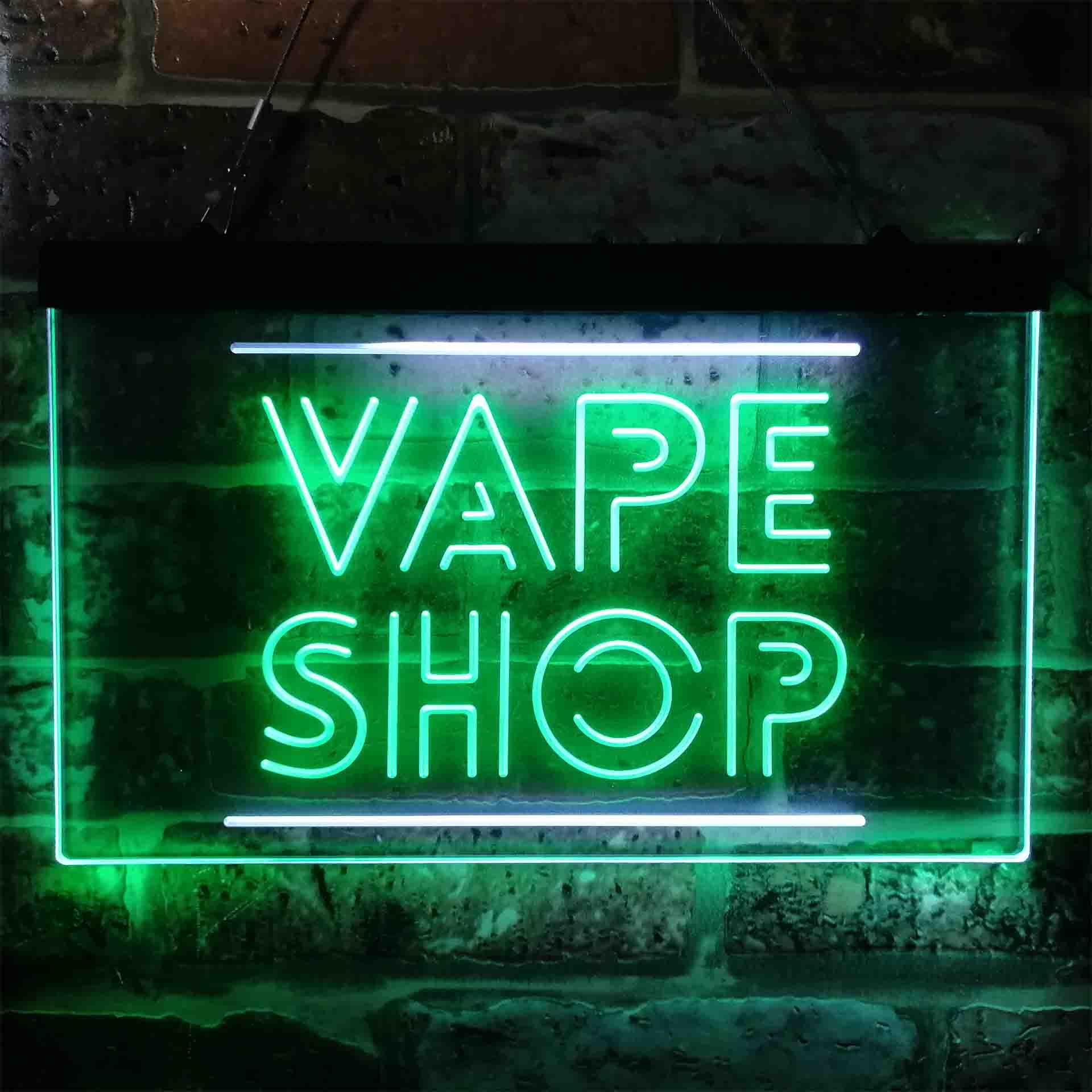 Vaping Shop - VAPE SHOP 듀얼 컬러 Led 네온