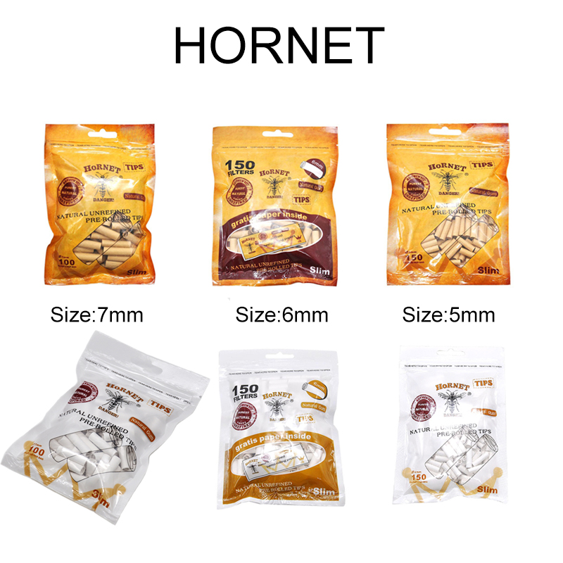 Dry Herb Vaping Accessories - 호넷 데인저 내추럴 5MM/6MM/7MM 슬림 담배