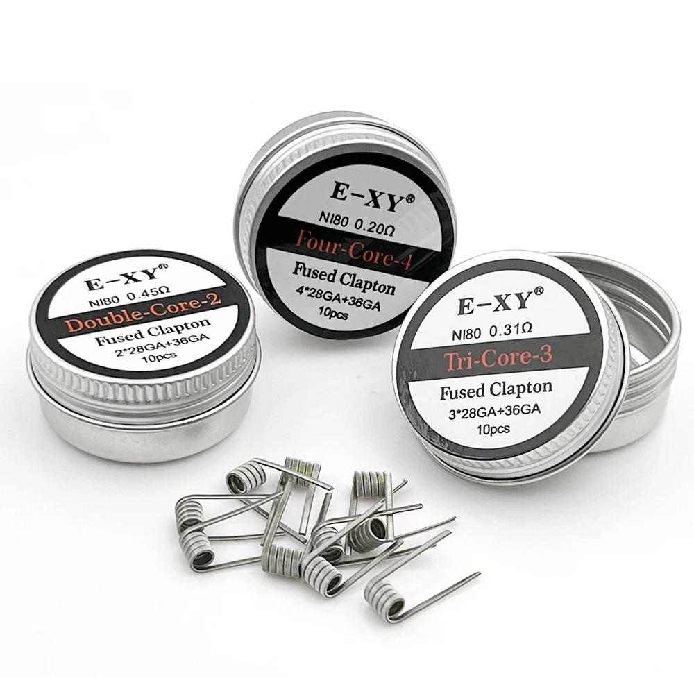 Ni80 프리빌트 코일, 28GA 36GA 융합 클랩톤 - Vape Accessory 리뷰 및 가격