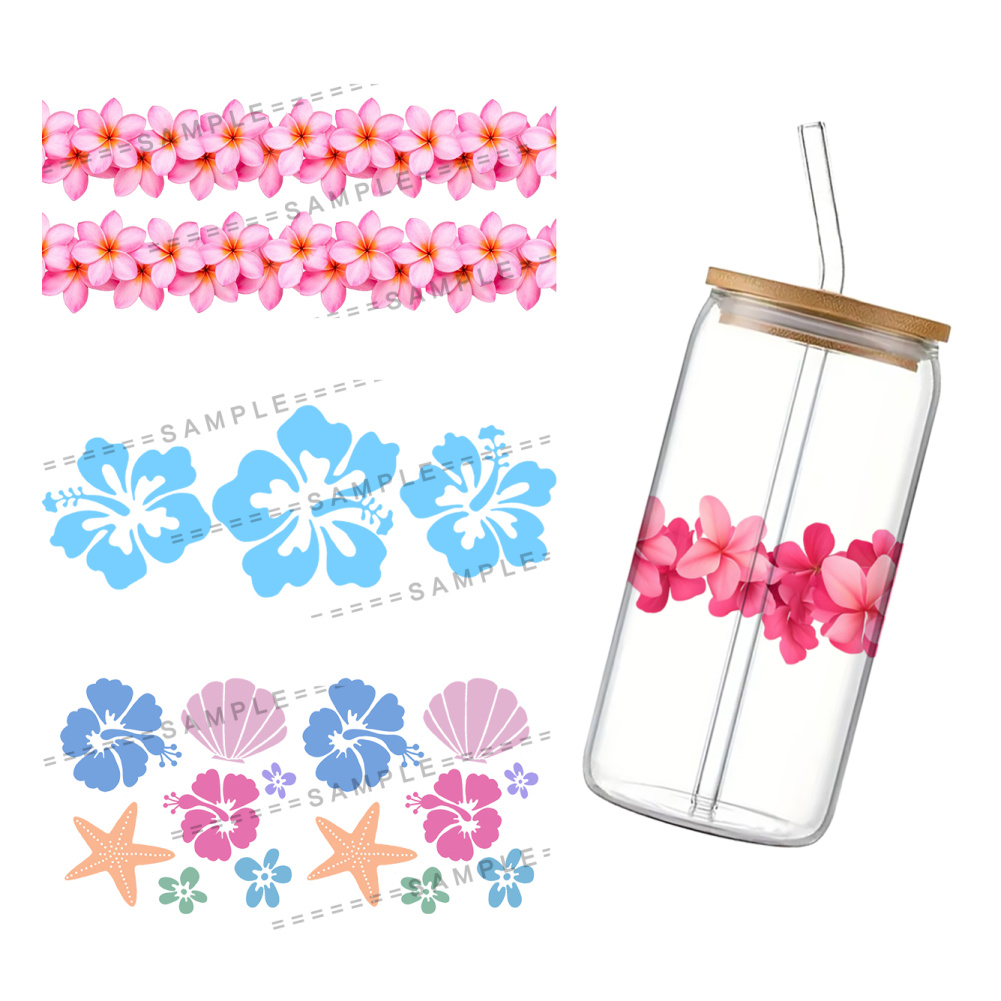 11x24cm 히비스커스 시리아쿠스 UV DTF 랩 스 - Rdta Tank Glass 리뷰 및 가격