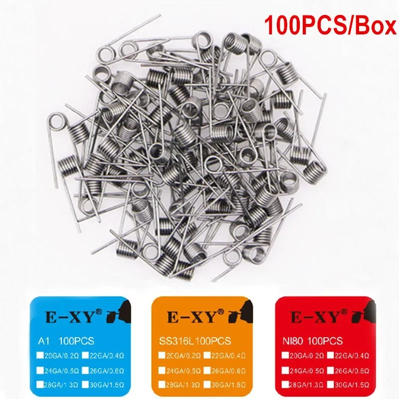 100 개/상자 사전 제작 코일 와이어 A1 SS316 - Coil Building Kit 리뷰 및 가격