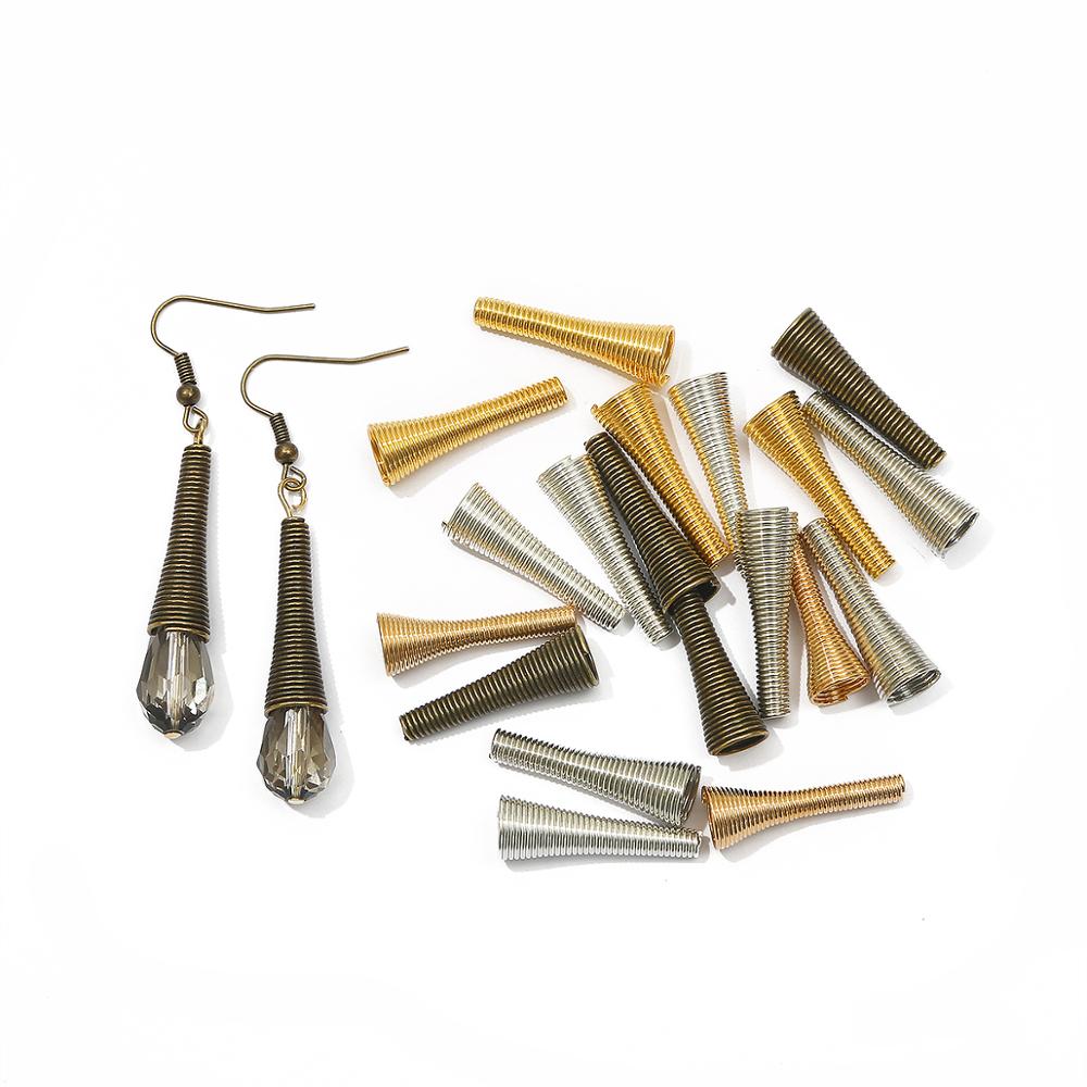 금속 스프링 깔때기 모양 스페이서 비즈 캡, DIY 비 - Coil Building Kit 리뷰 및 가격