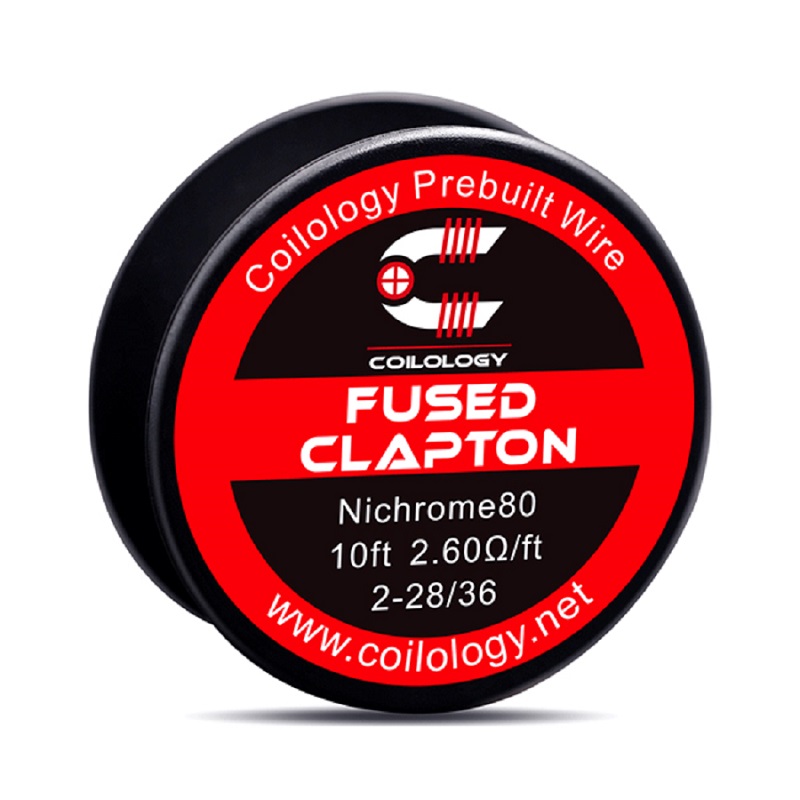 Coilology 히팅 와이어 퓨즈드 클랩톤 NI80  - Vape Accessory 리뷰 및 가격