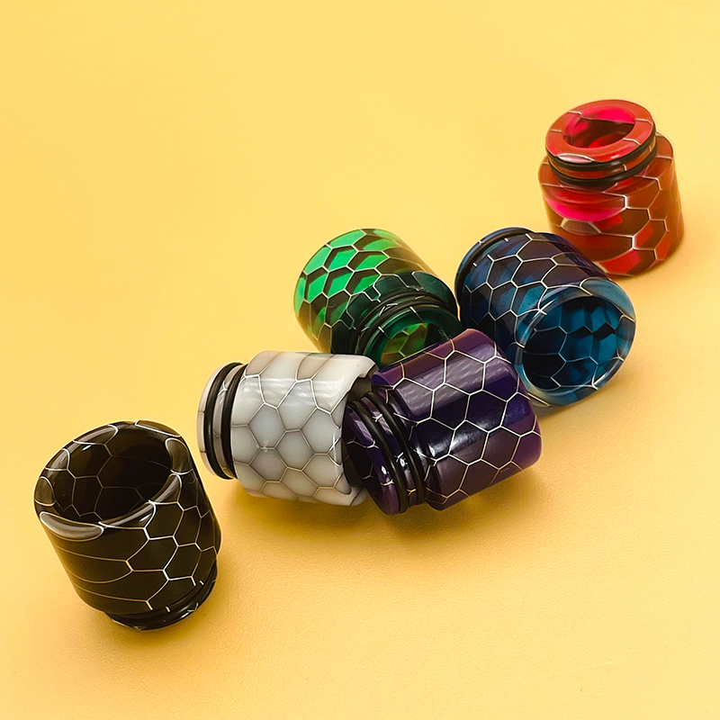 DSX 스네이크스킨 에폭시 수지 810 드립 팁 TFV - Vape Ring 리뷰 및 가격