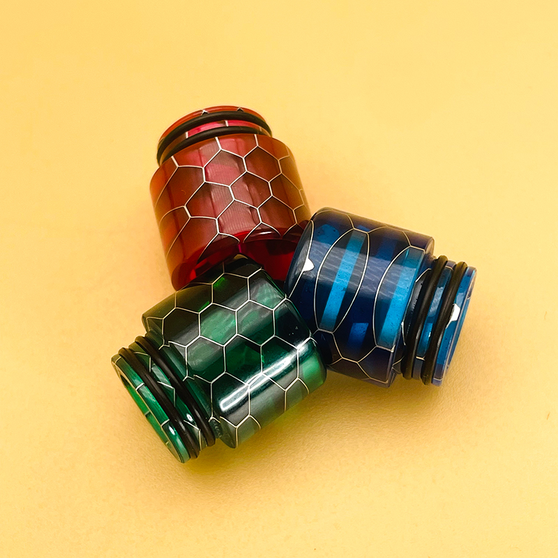 DSX 스네이크스킨 에폭시 수지 810 드립 팁 TFV - Vape Ring 리뷰 및 가격