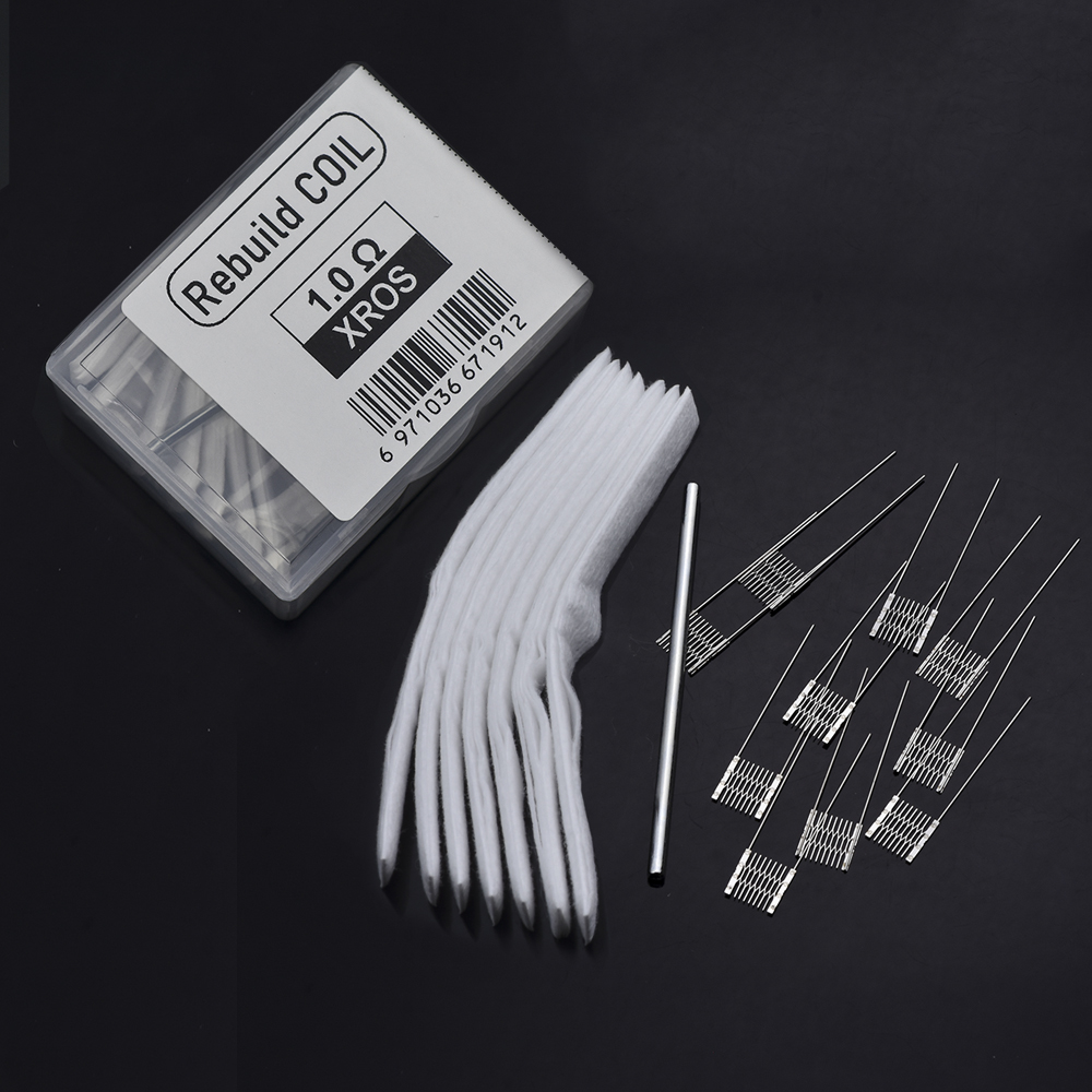 DIY 리빌드 키트 Xros 0.6 0.8ohm 1.0 - Coil Building Kit 리뷰 및 가격